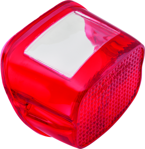 Bikers Choice 490457 - 73-98 Big Twin And Sportster Replacement Taillight Lens Red Replaces H-D 68034-77