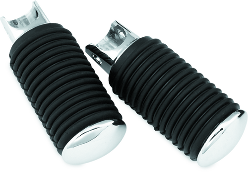 Bikers Choice 490353 - 52-85 Chrome Cap Rider Pegs Female Mount Style Replaces H-D 50906-85T