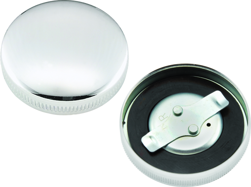 Bikers Choice 490446 - 36-E73 Chrome Early Nonvent Gas Cap Fatbob Tank Left Side Replaces H-D 61103-65