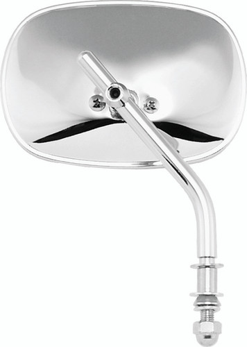Bikers Choice 490738 - 65-Up Chrome Stamped Steel Mirror Replaces H-D 91869-83T