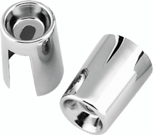 Bikers Choice 490830 - 65-74 XL L70-84 FL 71-86 FX Chrome Shock Stud Covers Replaces H-D 54704-65T Pr