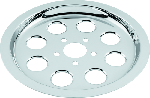 Bikers Choice 493393 - 84-99 Big Twin Chrome Pulley Cover 70 Tooth Replaces H-D 91733-85