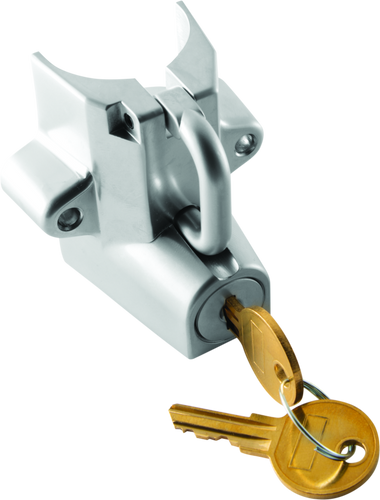 Bikers Choice 492970 - Chrome Motorcycle Helmet Lock Fits 7/8 - 1 1/4 Tubing