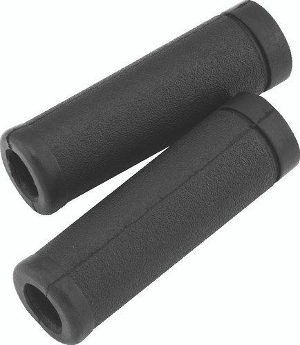 Bikers Choice 492656 - 74-07 Big Twin & XL Black Rubber Stock Style Grips Replaces H-D 56006-82 Pr