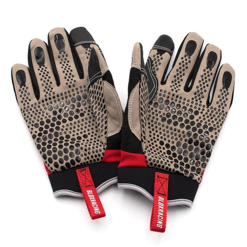BLOX Racing BXAP-00140-M - Racing Logo Mechanics Gloves Medium