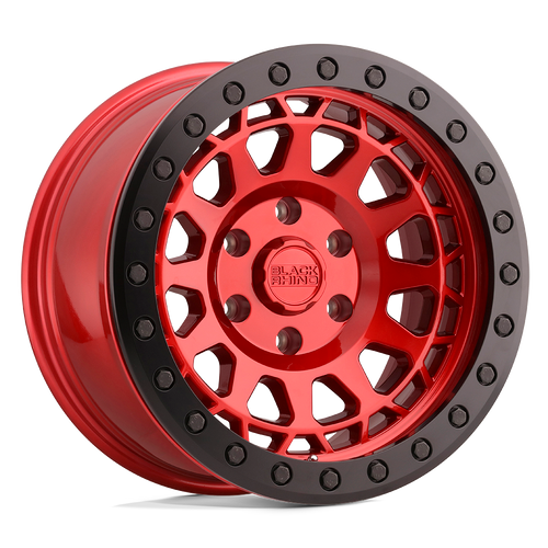 Black Rhino Wheels 1785PRM-88165R25 - Primm Beadlock 17X8.5 Candy Red With Black Ring