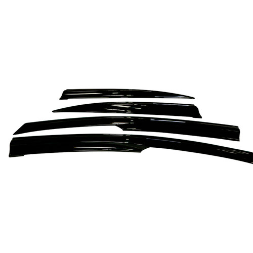 BLOX Racing BXPP-26101 - Racing 06-11 Honda Civic Door Sun Visors MU Type Smoked Acrylic 4pcs