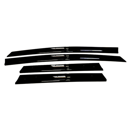 BLOX Racing BXPP-26103 - Racing 06-11 Fit / Jazz Door Sun Visors OEM Style Smoked Acrylic 4pcs