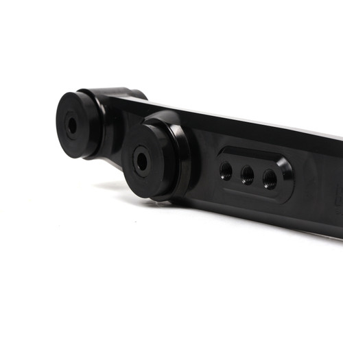 BLOX Racing BXSS-21203-BK-V2 - Racing 90-01 Integra, 89-95 Civic, CRX, Del Sol V2 Billet Rear LCA Poly Bushings - Black