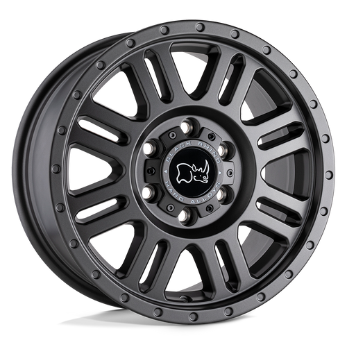 Black Rhino Wheels 1880YWN485130G78 - Yellowstone 18X8 Matte Gunmetal