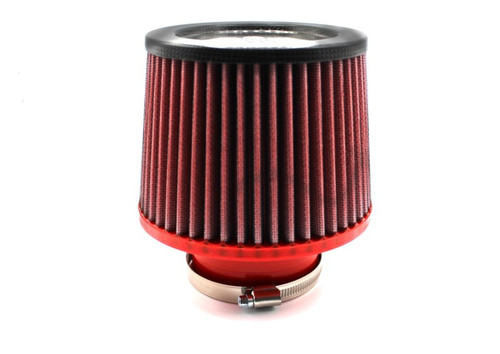 BMC FBSA76-110C - Single Air Universal Conical Filter w/Carbon Top - 76mm Inlet / 110mm H