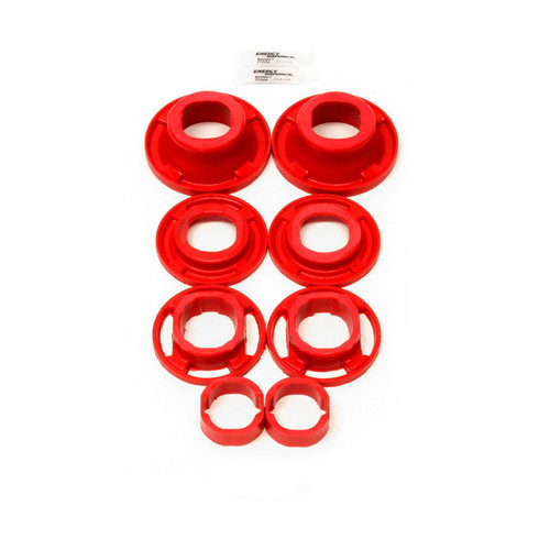 BMR BK040 - 12-15 5th Gen Camaro Rear Cradle Street Version Poly Inserts Only Bushing Kit - Red