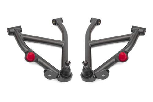 BMR AAL333H - 82-92 GM F-Body A-Arms Lower DOM Non-Adj Delrin Bushings Coilover - Black Hammertone