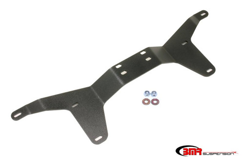 BMR DTB002H - 05-14 S197 Mustang Rear Driveshaft Tunnel Brace - Black Hammertone