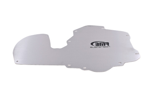 BMR FP004L - 68-72 A-Body A/C Delete Panel (Aluminum) - Bare w/  Logo
