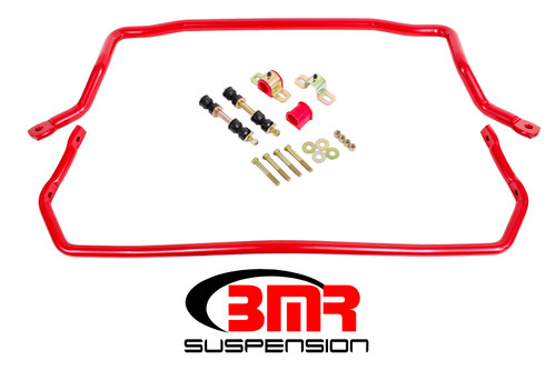 BMR SB031R - 78-87 G-Body Front & Rear Sway Bar Kit w/ Bushings - Red