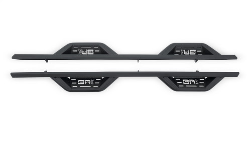 Body Armor 4x4 FD-4201 - Ambush Side Steps; 2 in. Ergonomic Style; Steel Construction;