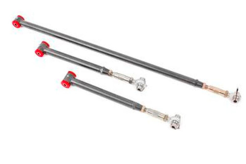 BMR RSK036H - 82-02 3rd Gen F-Body On-Car Adj. Rear Suspension Kit Poly/Rod End - Black Hammertone