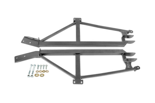 BMR SFC020H - 93-02 F-Body Non-Convertible Weld-On 4-Point Subframe Connectors - Black Hammertone
