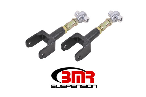 BMR UTCA047H - 68-72 A-Body Upper Control Arms On-Car Adj. Rod Ends - Black Hammertone