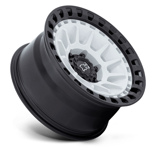 Black Rhino Wheels BR009WM17855010N - Barrage 17X8.5 Gloss White On Matte Black
