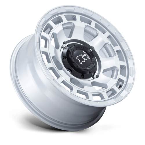 Black Rhino Wheels BU002SD15704010 - Chamber Utv 15X7 Hyper Silver With Machined Face