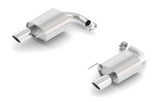 Borla 11895 - Atak S Rear Section 15-17 Ford Mustang GT 5.0L V8 MT/AT 2.5in pipe 4in tip
