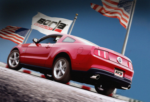 Borla 140329 - 2010 Mustang GT 4.6L V8 ATAK Catback Exhaust