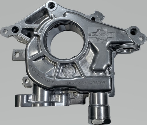 Boundary VQ-S2-DE-BBP - Nissan VQ 3.5L DE Oil Pump Assembly w/Billet Back Plate