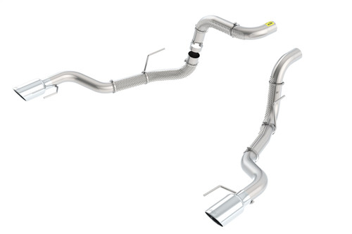 Borla 60640 - 2017 Ford Raptor 3.5L AT RWD CC Short Bed/EC Standard Bed 3in Tailpipe Assembly w/ SS Tips