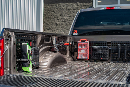 BuiltRight Industries 102014 - Bedside Rack, Full 4pc Set - 2017-2023 Ford F-250, 350, 450 (w/o Pro Power)