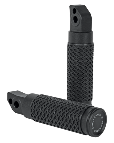 Burly Brand B13-1205B - Slash Cut Passenger Front Peg Set