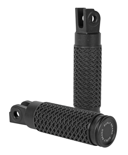 Burly Brand B13-1204B - Slash Cut Rider Front Peg Set