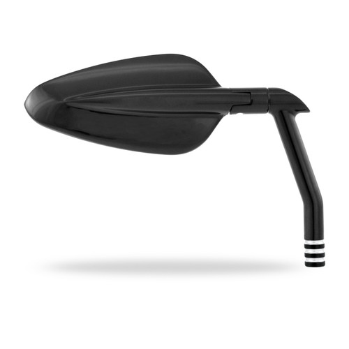 Burly Brand B16-1502B - Radar Mirror Set - Black