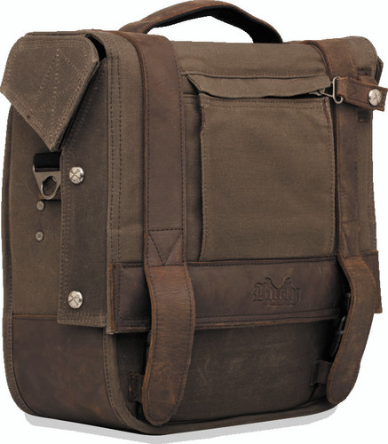 Burly Brand B15-1000D - Voyager Saddlebag Each - Dark Oak