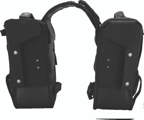 Burly Brand B15-1002B - Throw-over Saddlebag - Black