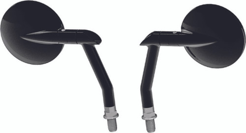 Burly Brand B16-1501B - Hot Rod Mirror Set - Black