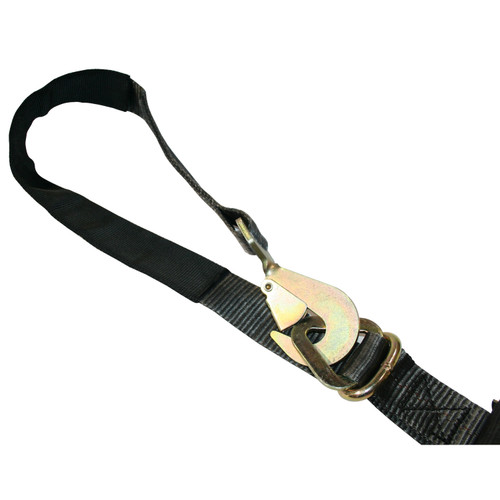 Bulldog Winch 20229 - Ratcheting Axle Strap 2 inchx10 Foot 10k LB BS Black