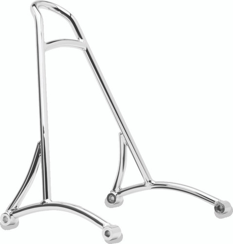Burly Brand B13-1504C - Short Sissy Bar 13in - Chrome