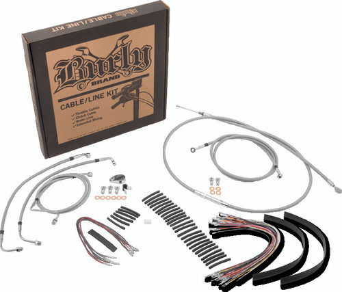 Burly Brand B30-1093 - Control Kit 18in - Stainless Steel