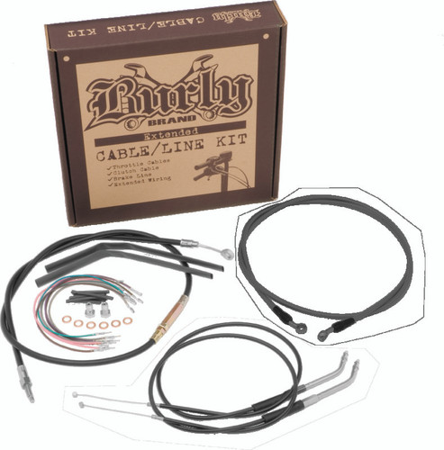 Burly Brand B30-1069 - Dyna Control Kit 16in - Black