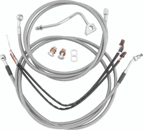 Burly Brand B30-1120 - Control Kit 15in ABS - Stainless Steel