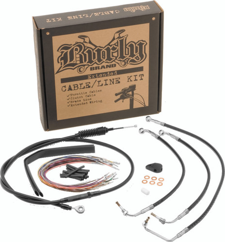 Burly Brand B30-1234 - Control Kit 13in - Black