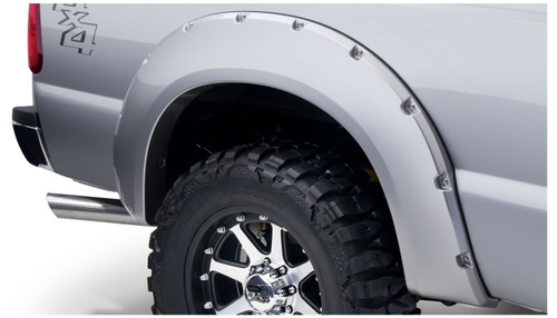 Bushwacker 20084-02 - 11-16 Ford F-250 Super Duty Styleside Pocket Style Flares 2pc - Black