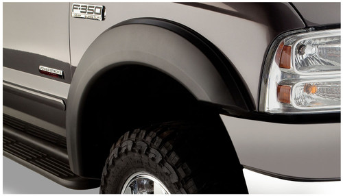 Bushwacker 20075-02 - 99-07 Ford F-250 Super Duty Extend-A-Fender Style Flares 2pc - Black