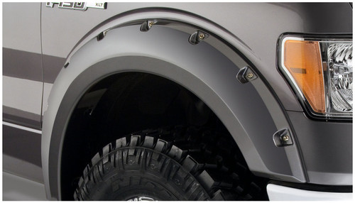 Bushwacker 20929-02 - 09-14 Ford F-150 Styleside Pocket Style Flares 4pc 67.0/78.8/97.4in Bed - Black