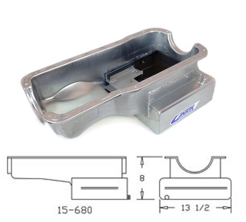 Canton 15-680 - Oil Pan For Ford 351W Front Sump Road Race Pan