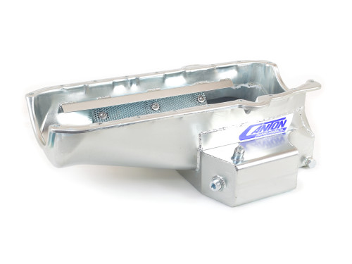 Canton 11-122 - Oil Pan Small Block Chevy 10.5" Circle Track Long Sump G Body