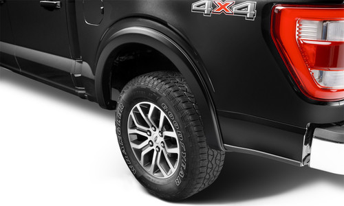 Bushwacker 20948-82 - OE Style Color Matched Shadow Black 4-Piece Fender Flare Set for 2018-2020 Ford F-150