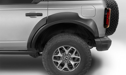 Bushwacker 20961-02 - 2021+ Ford Bronco 4-Door Extend-A-Flares 4pc - Black